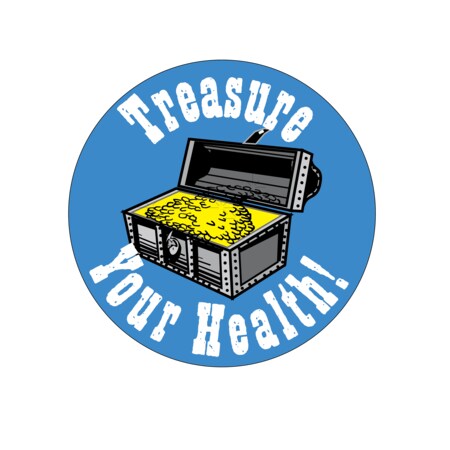 Treasure Your Health 1-15/16 Circle